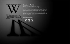 Wikipedia SOPA