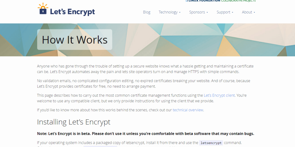 letsencrypt