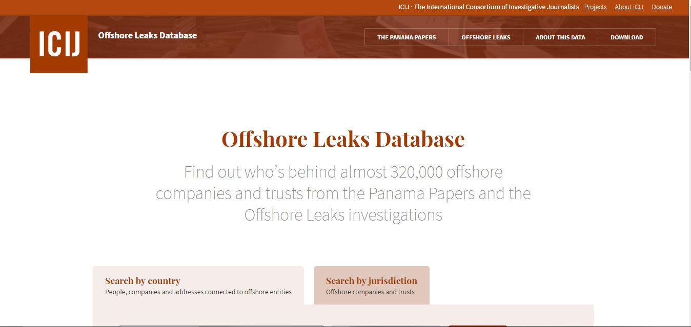 offshore leaks database