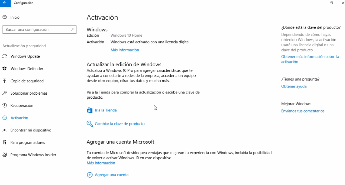 Asociar una cuenta de Microsoft a vuestra clave de Windows para poder  reactivarlo en caso de cambio de hardware - SmythSys IT Consulting