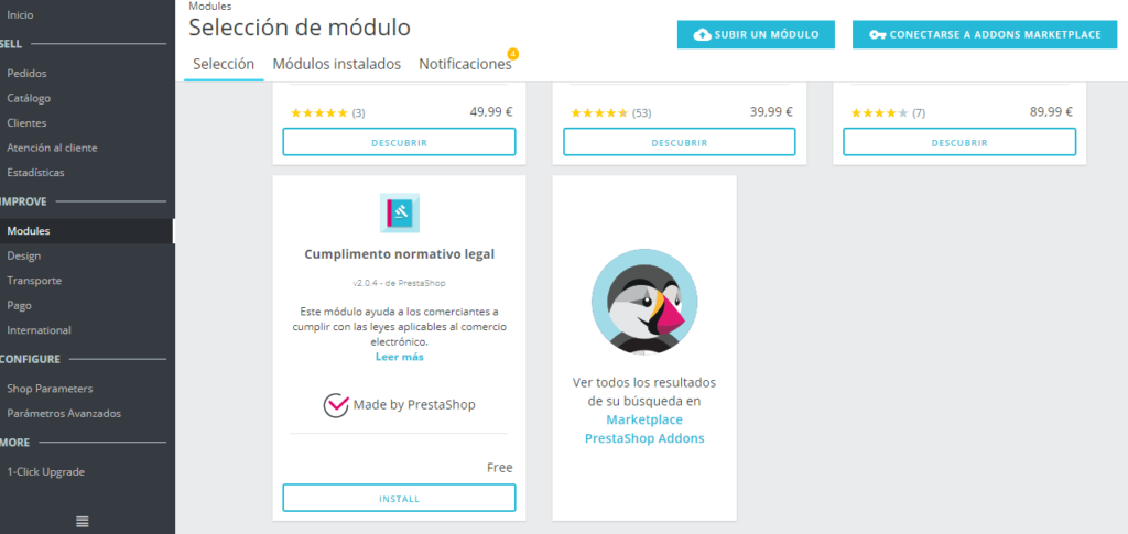 Prestashop es gratis