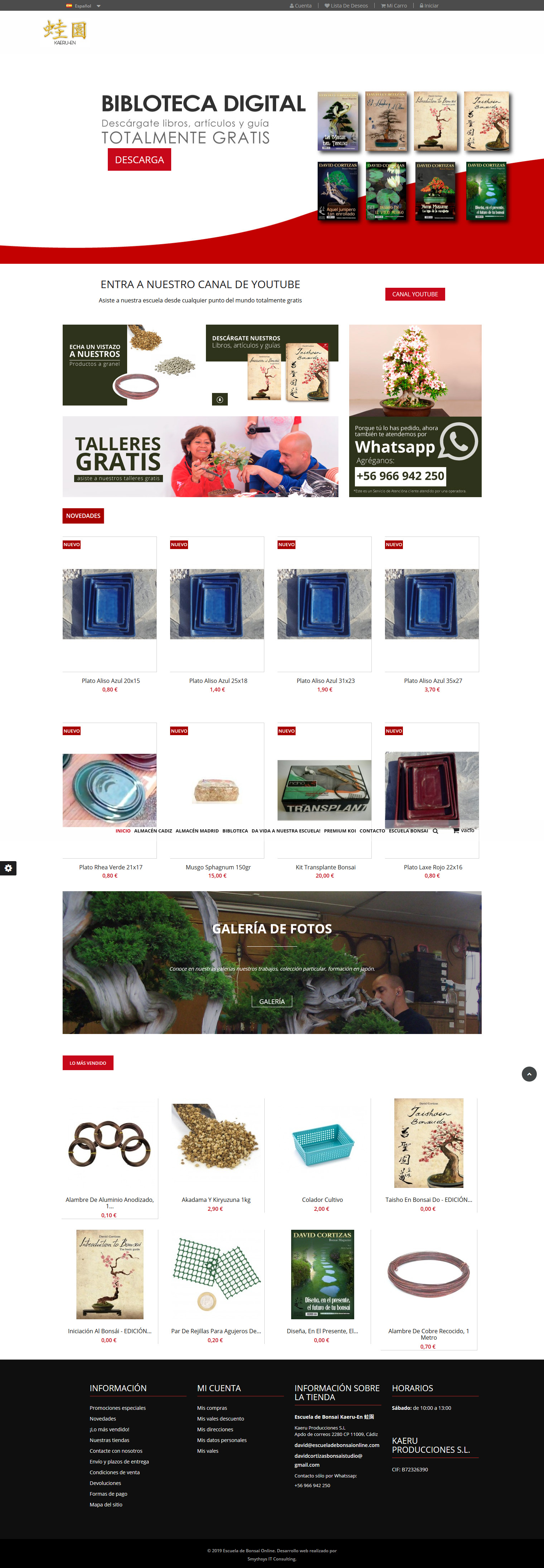 Tienda Escuela de Bonsai Online