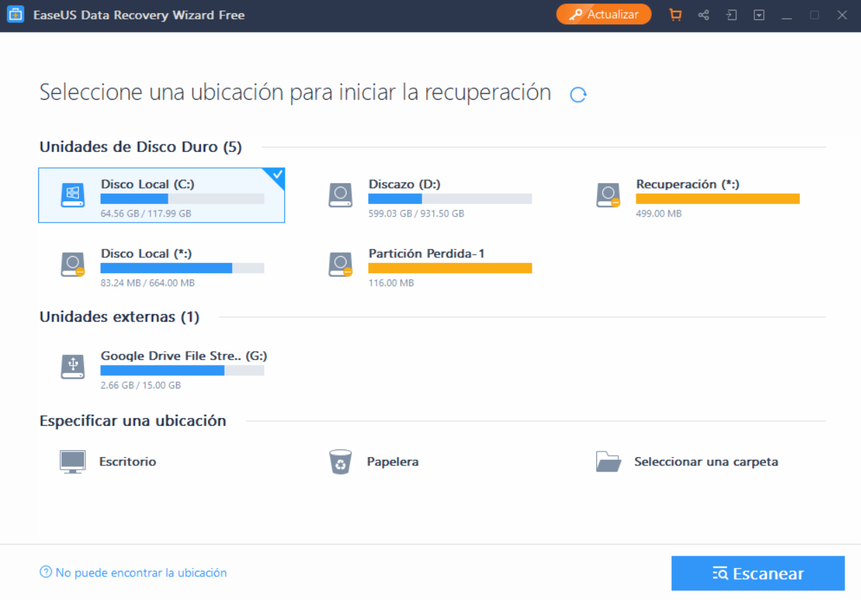 EaseUS Data Recovery Wizard. Programa para recuperar datos borrados y particiones perdidas. - SmythSys IT Consulting