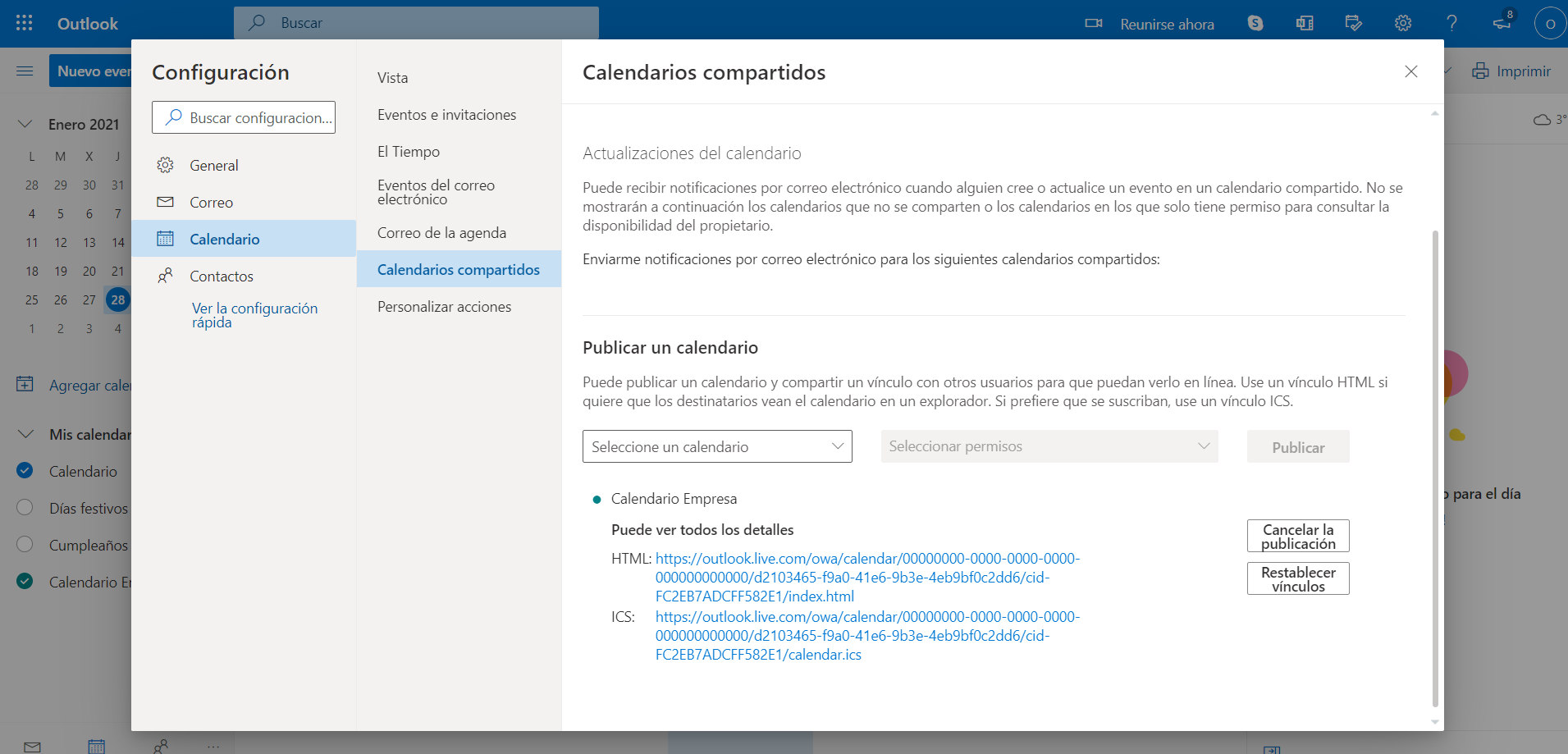 Crear un calendario compartido sin Exchange para compartir en programas  como Outlook. - SmythSys IT Consulting