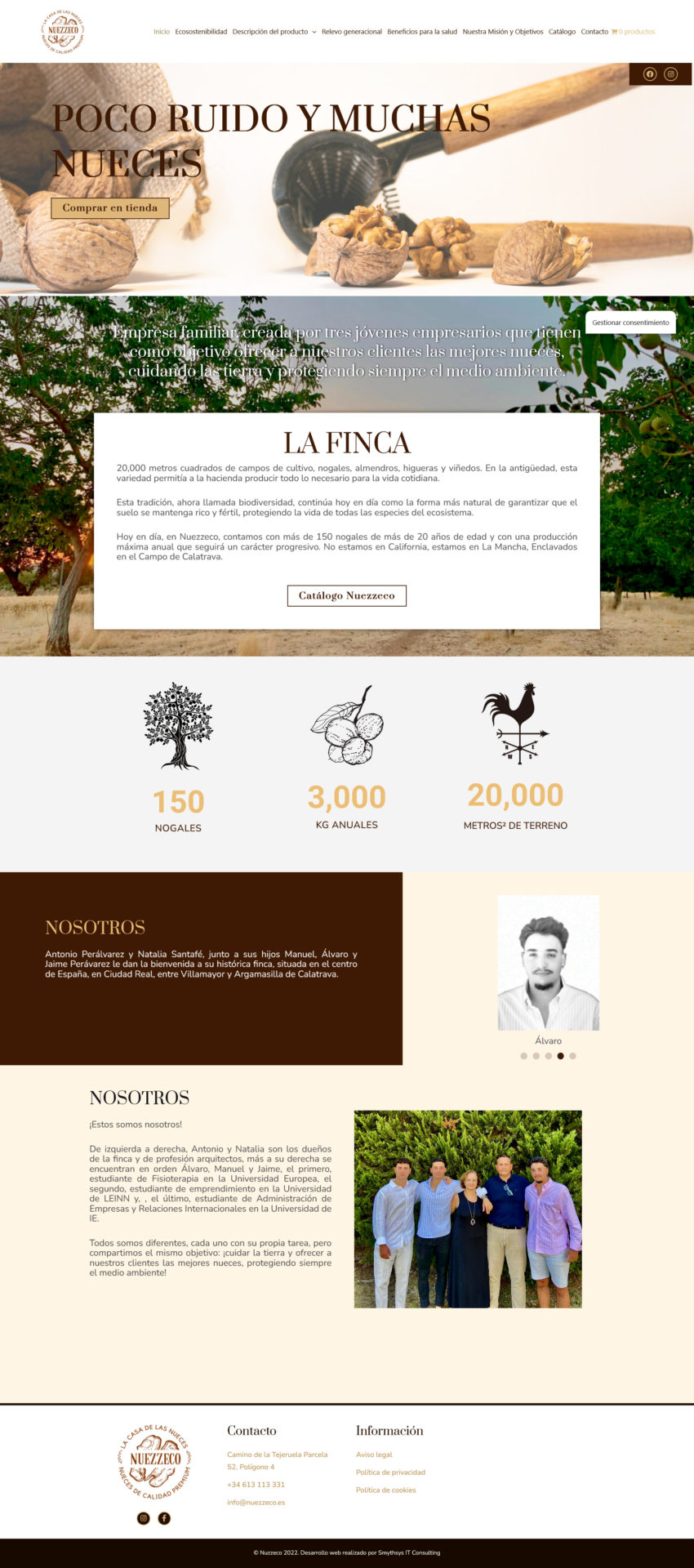 Nuezzeco: web de nueces