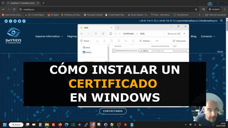 Instalar Certificado en Windows